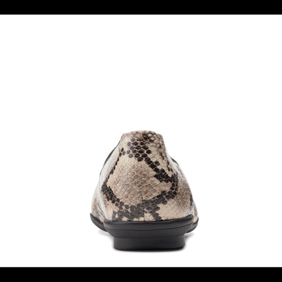 NWT Clarks Sara Poppy Taupe Snake - Picture 5 of 9